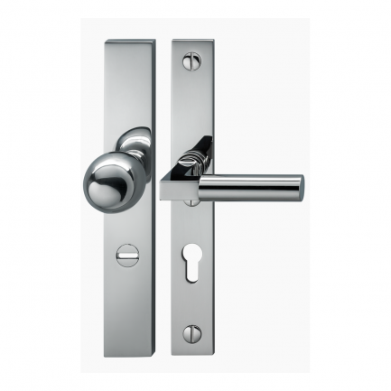 Bauhaus Sicherheits- Langschildgarnitur KNO Q GRO 20-04 EL ES2/FH 72 mm