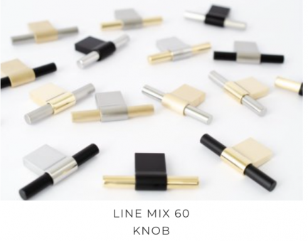 Bäccman & Berglund Möbelknopf LINE MIX 60