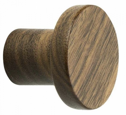 beslag design Möbelknopf Krok Circum - 33mm - Walnut