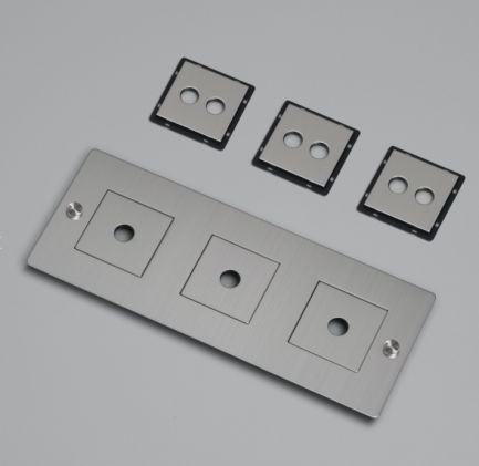 Buster + Punch EU 3G Wall Plate mit Inlay