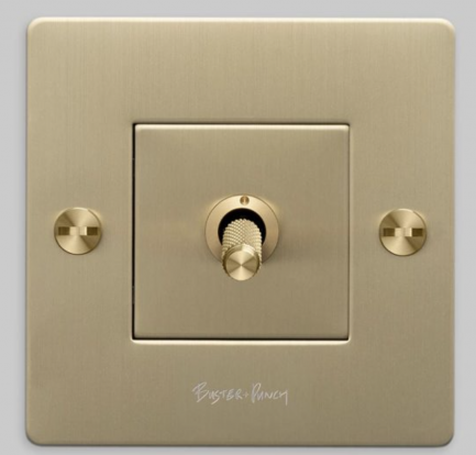 Buster + Punch Original EU 1G Toggle switch / mit 1 Schalter in verschiedenen Finishes