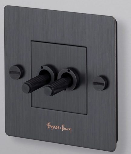 Buster + Punch Original EU 1G Toggle switch / mit 2 Schaltern in verschiedenen Finishes