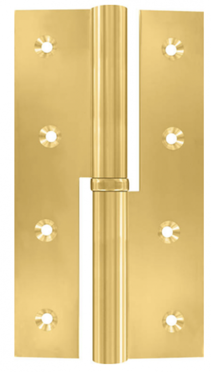 Gerades 140 mm Hamburger Band für stumpf einschlagende Türen.