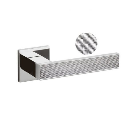 OLIVARI Drücker-Rosettengarnitur DIANA DAMIER M1DDNB von Studio Olivari