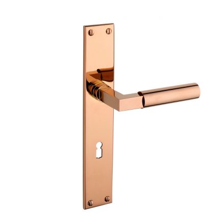 SAAM & BATZ GRO 20-04 Langschildgrt. im Design nach Adolf Meyer und Walter Gropius in Kupfer poliert KP PVD beschichtet