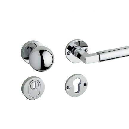 SAAM & BATZ Sicherheits Rosettengarnitur im Design nach Walter Gropius GRO K 20-46 SH