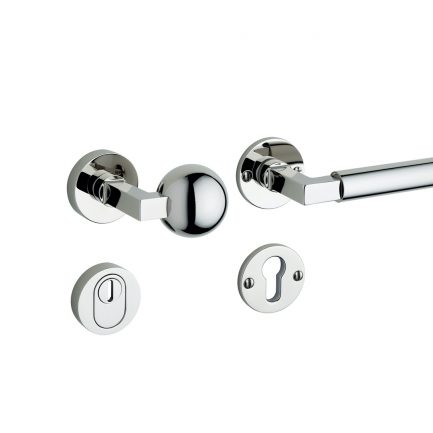 SAAM & BATZ Sicherheits Rosettengarnitur im Design nach Walter Gropius GRO K 02V 20-46 KZS FLC