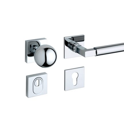 SAAM & BATZ Sicherheits Rosettengarnitur im Design nach Walter Gropius GRO K 20-44F SH KZS