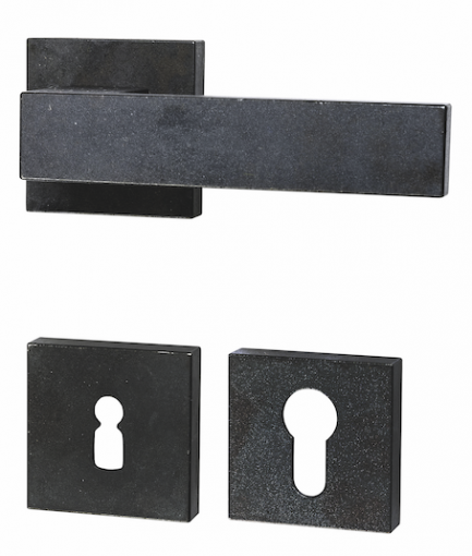 HALCÖ LECH schwarzSTAHL Garnitur LECH-44F SS