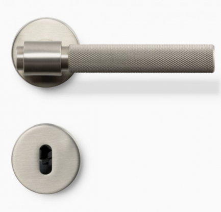 HELIX 200 Rosettengarnitur in Edelstahl matt