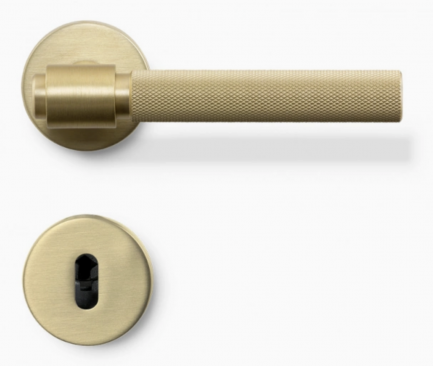 HELIX 200 Rosettengarnitur in Messing Matt MM