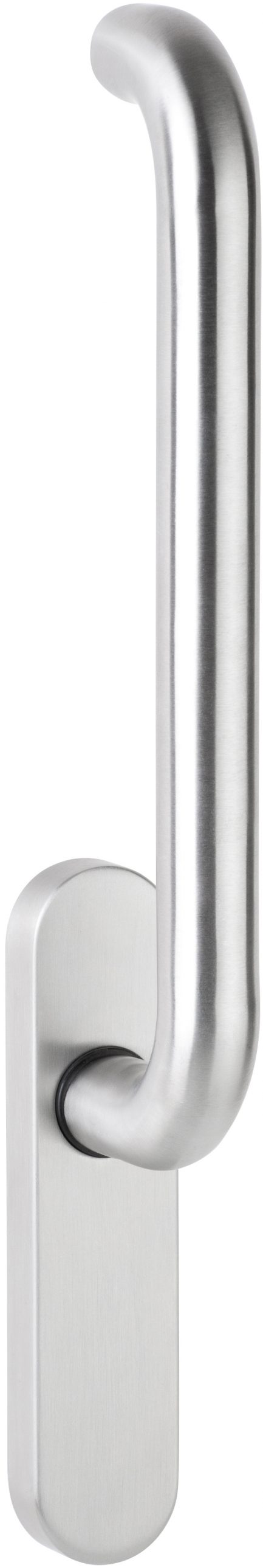 HSG 22- U-Form Hebe-Schiebetürgriff Edelstahl matt