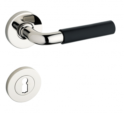 SAAM & BATZ KRA 38E-07 Rosetten-Garnitur / Ebenholzhandhabe